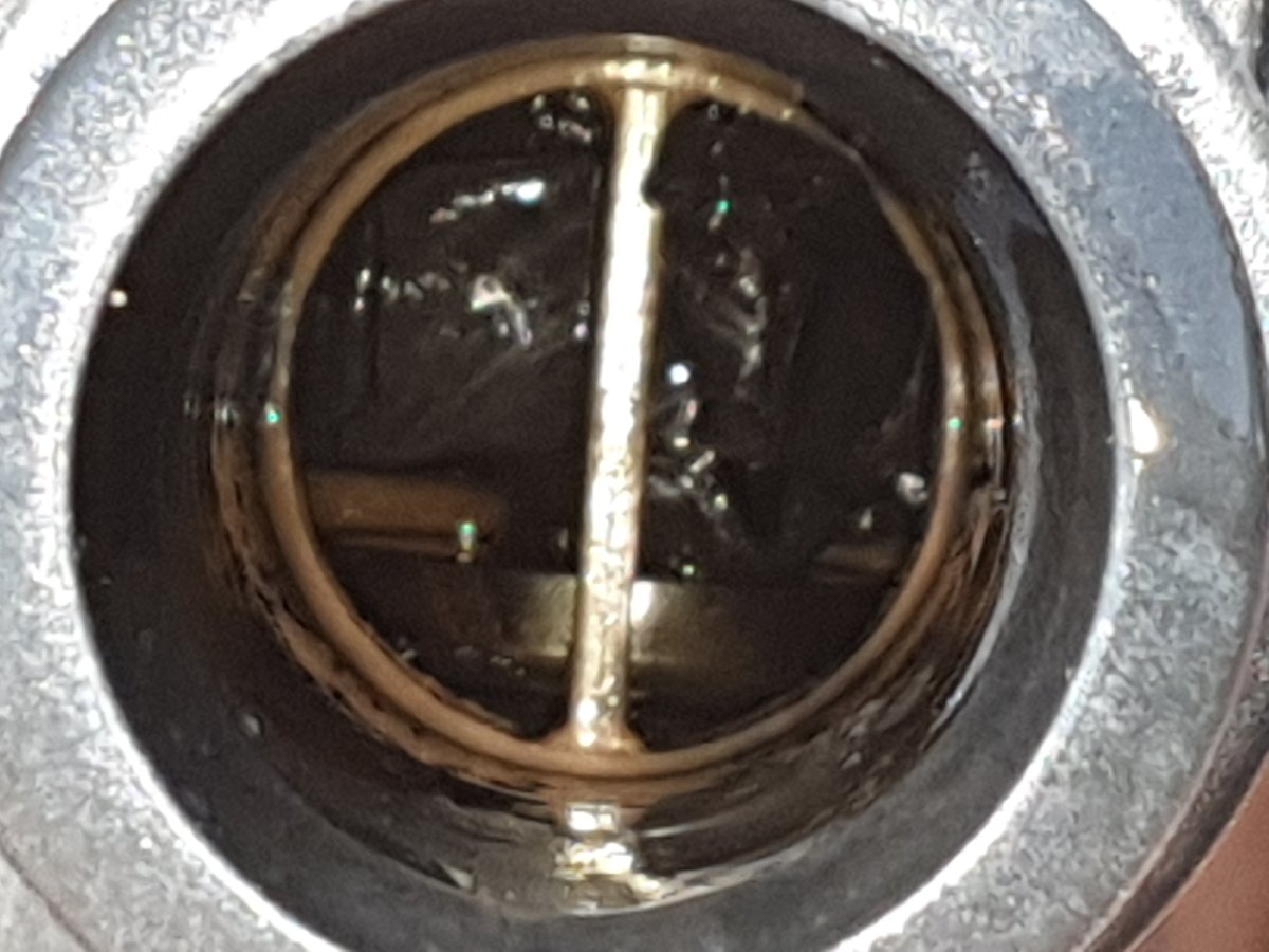old valve shows perished rubber