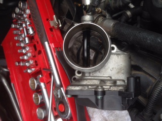 Throttle body removed